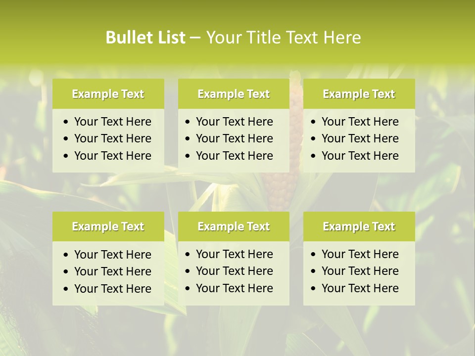 Country Food Outdoor PowerPoint Template