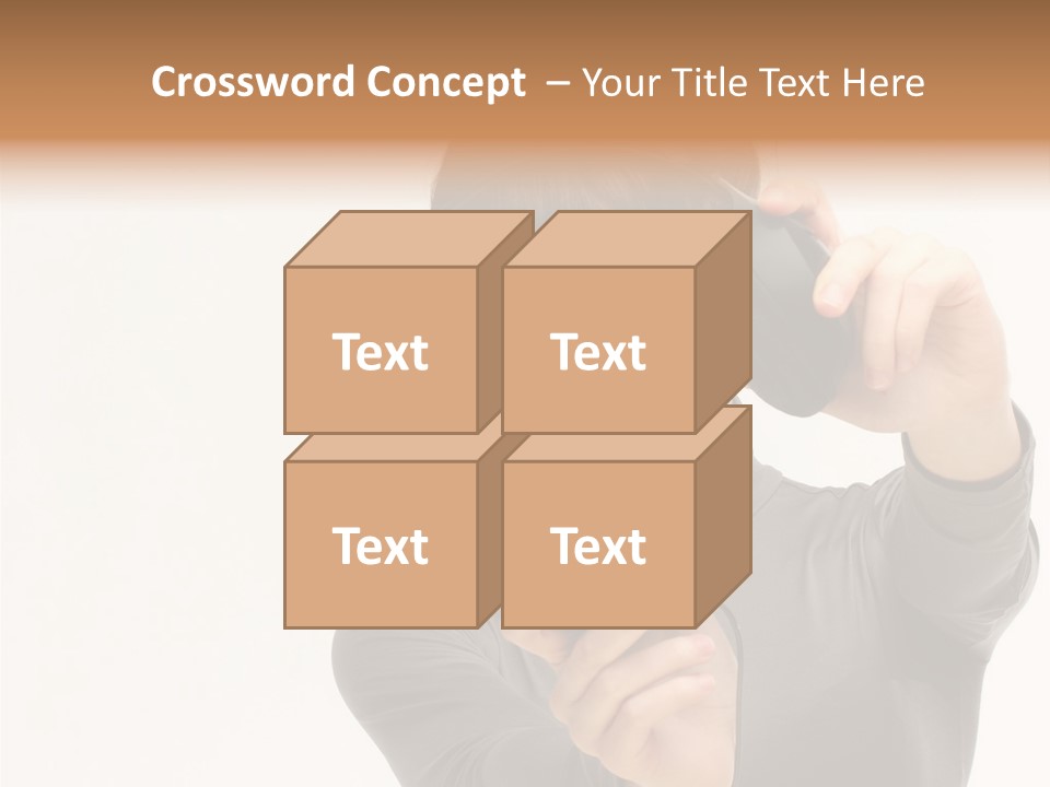 People One Woman Only Young Women PowerPoint Template