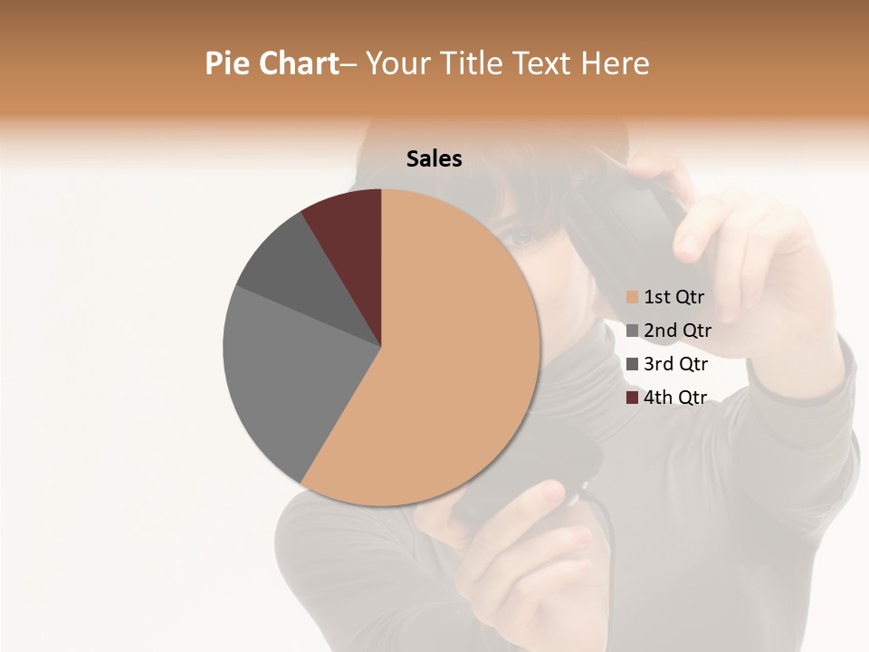 People One Woman Only Young Women PowerPoint Template