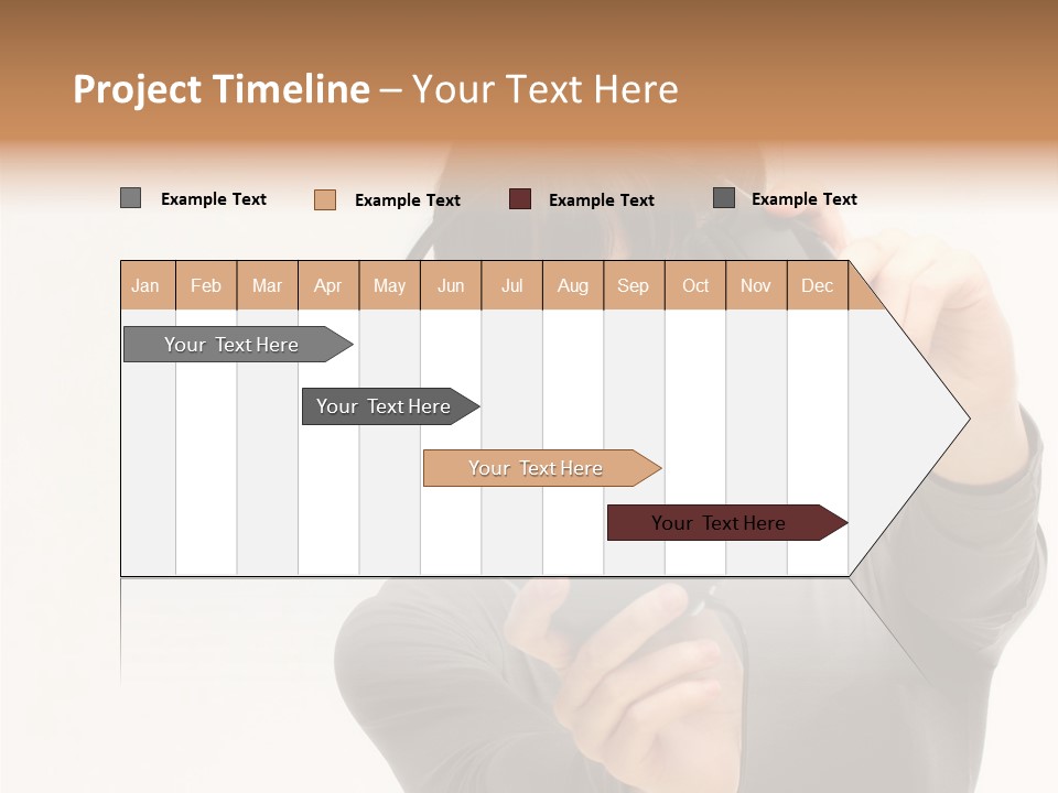 People One Woman Only Young Women PowerPoint Template