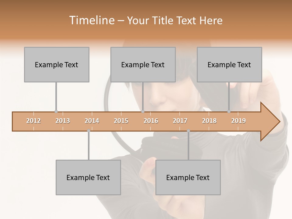 People One Woman Only Young Women PowerPoint Template