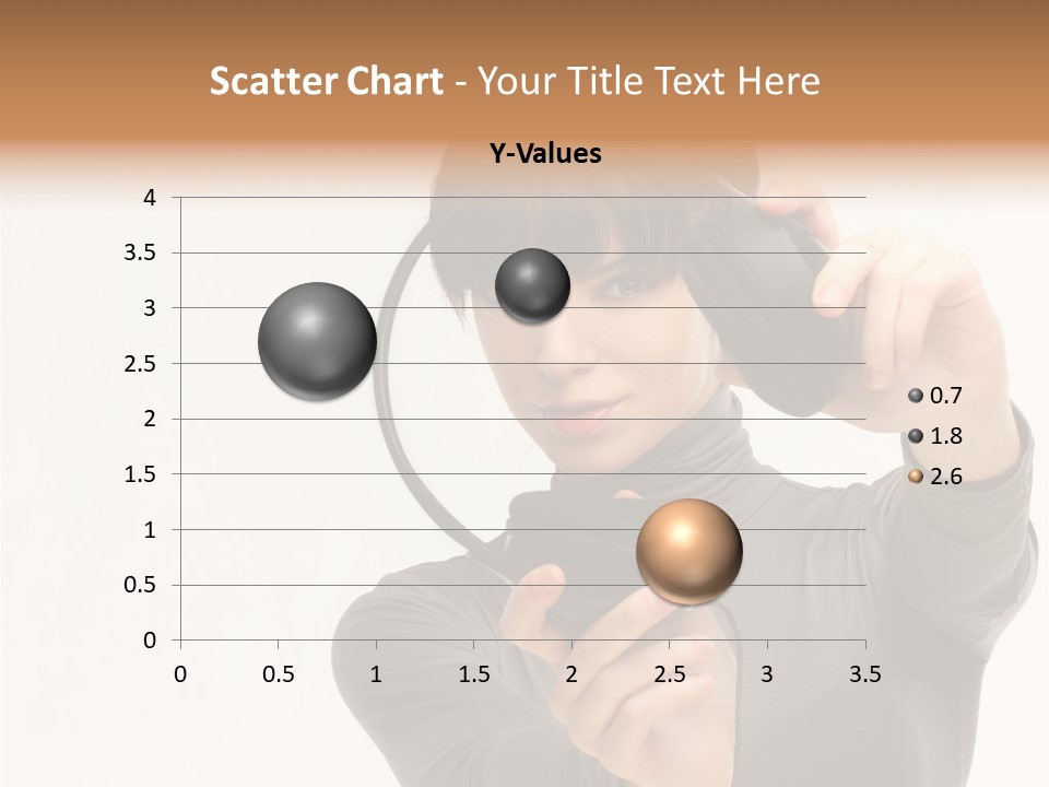 People One Woman Only Young Women PowerPoint Template