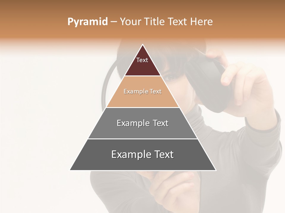 People One Woman Only Young Women PowerPoint Template