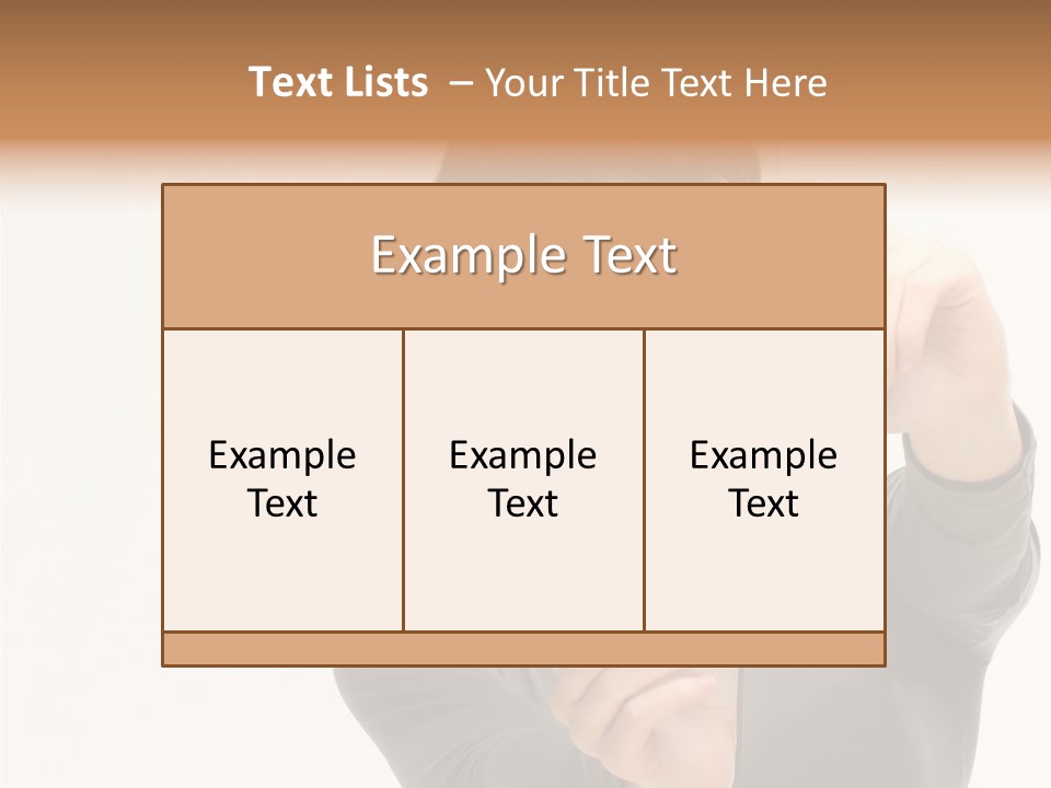People One Woman Only Young Women PowerPoint Template