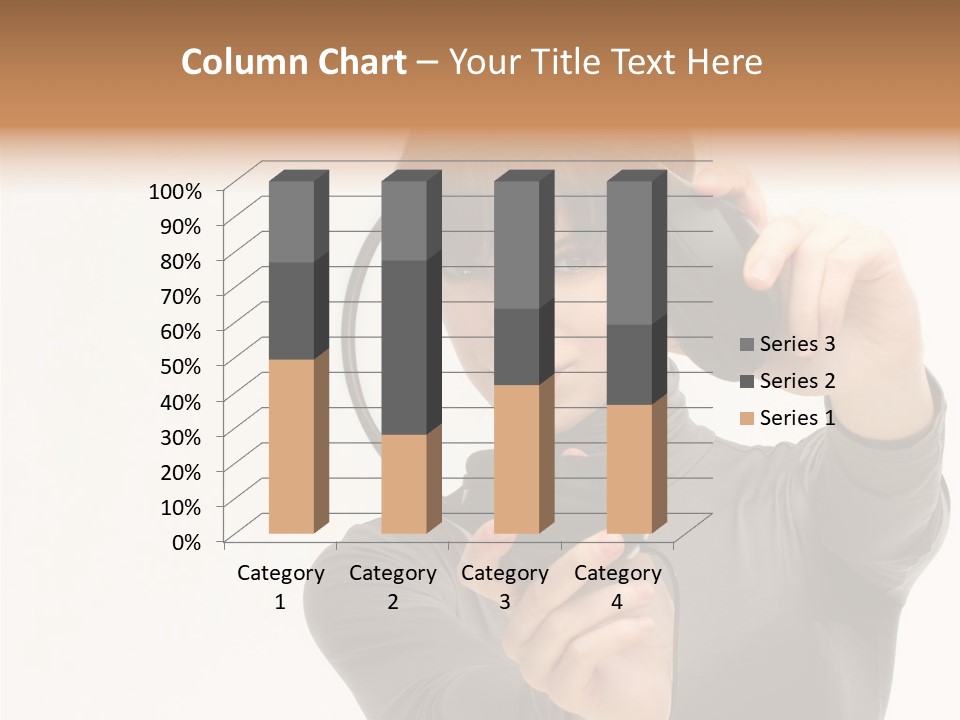 People One Woman Only Young Women PowerPoint Template