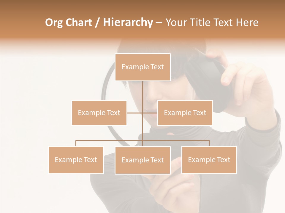 People One Woman Only Young Women PowerPoint Template