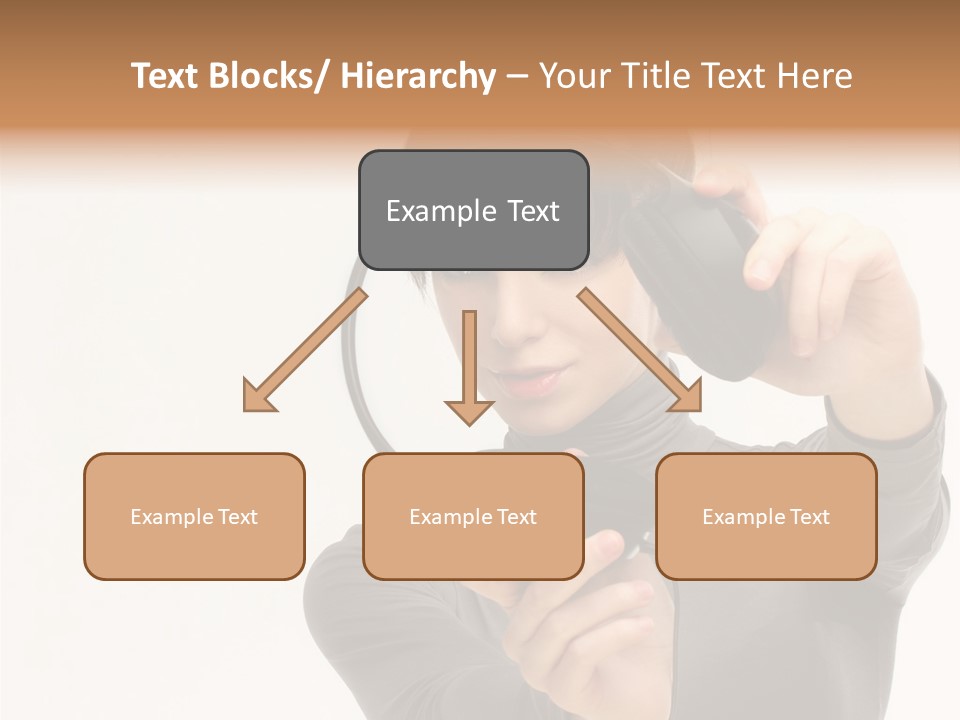 People One Woman Only Young Women PowerPoint Template