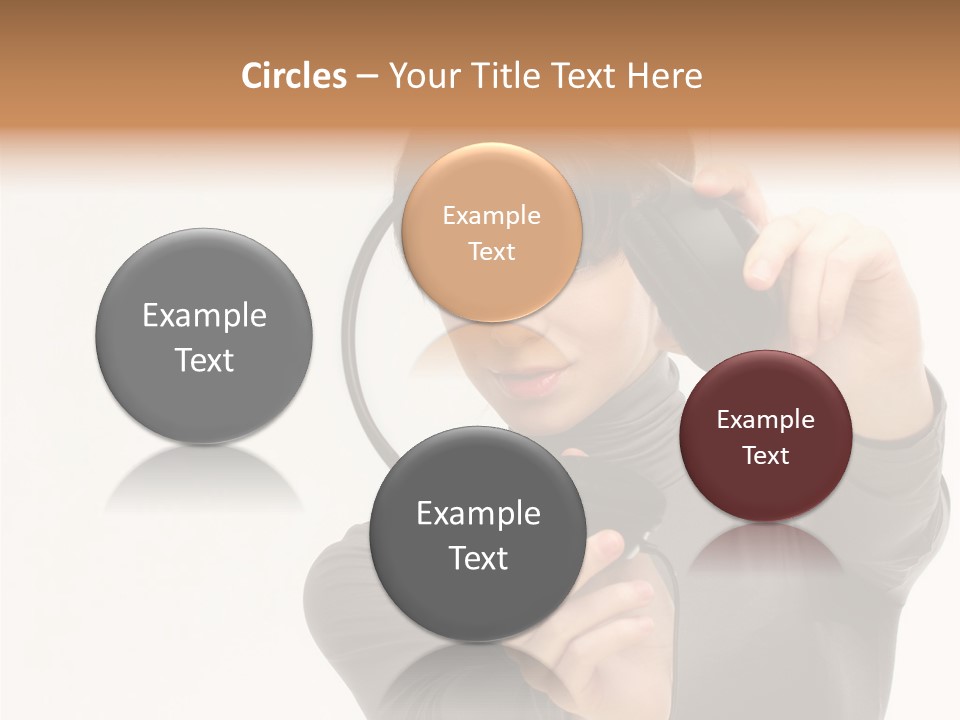 People One Woman Only Young Women PowerPoint Template