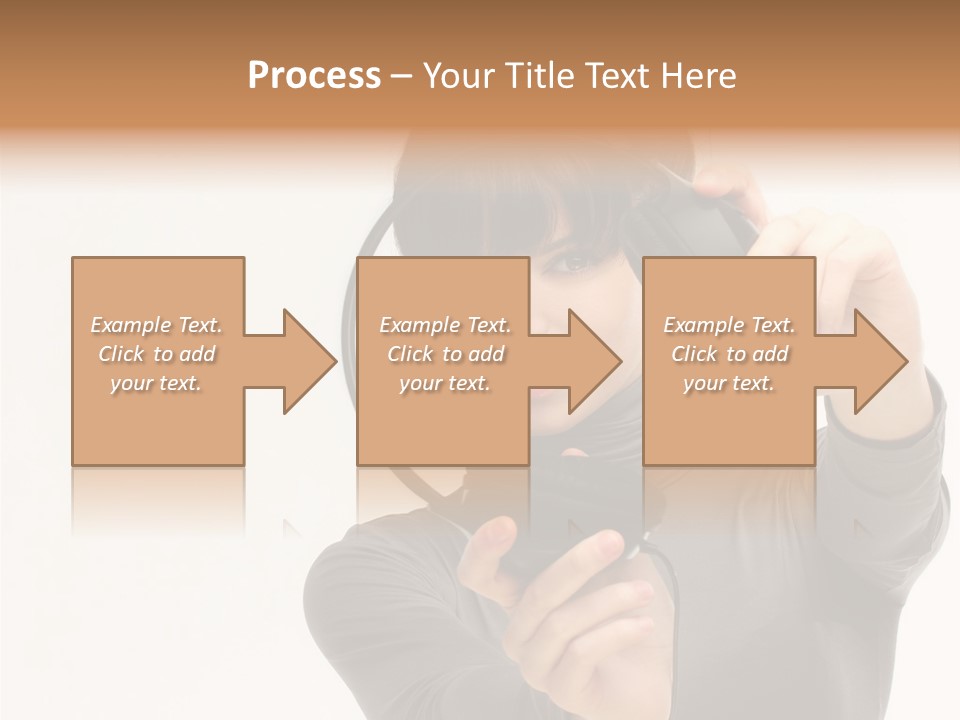 People One Woman Only Young Women PowerPoint Template
