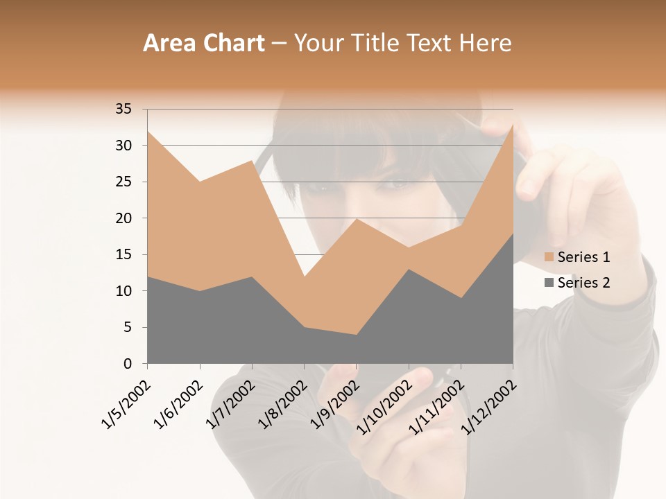 People One Woman Only Young Women PowerPoint Template