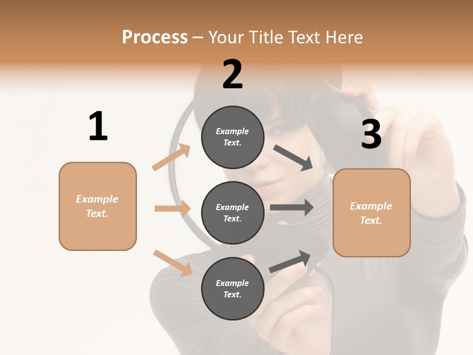 People One Woman Only Young Women PowerPoint Template