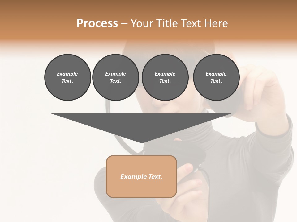 People One Woman Only Young Women PowerPoint Template