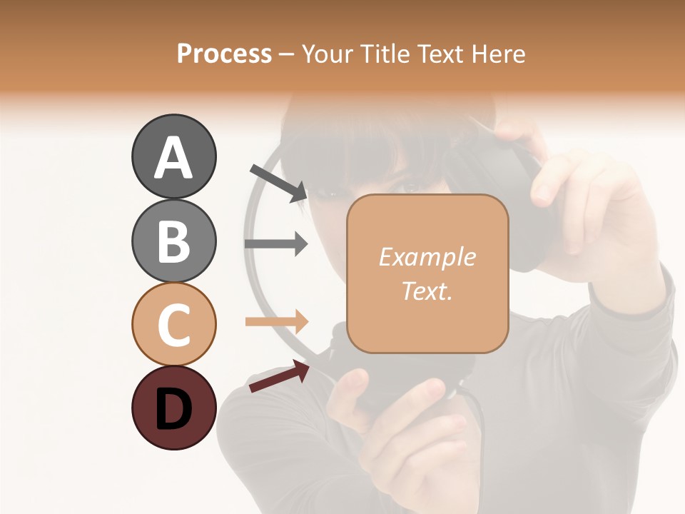 People One Woman Only Young Women PowerPoint Template