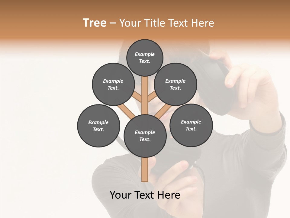 People One Woman Only Young Women PowerPoint Template