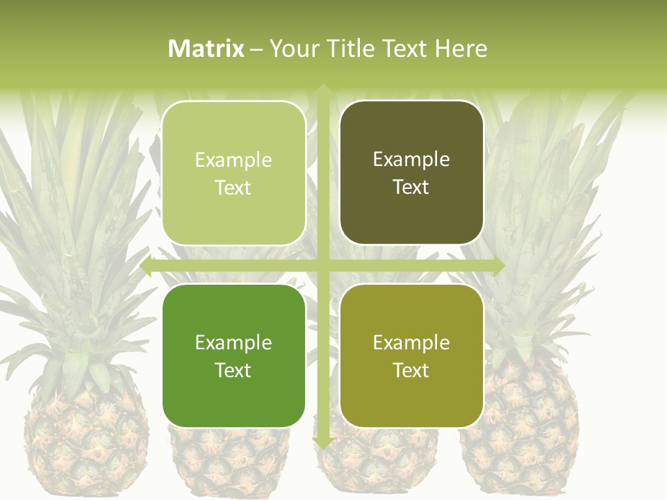 Green Wide Result PowerPoint Template