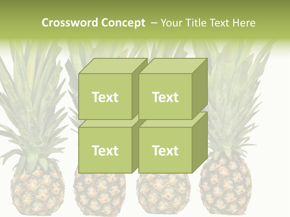 Green Wide Result PowerPoint Template
