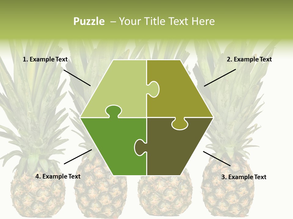 Green Wide Result PowerPoint Template