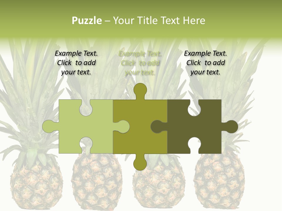 Green Wide Result PowerPoint Template