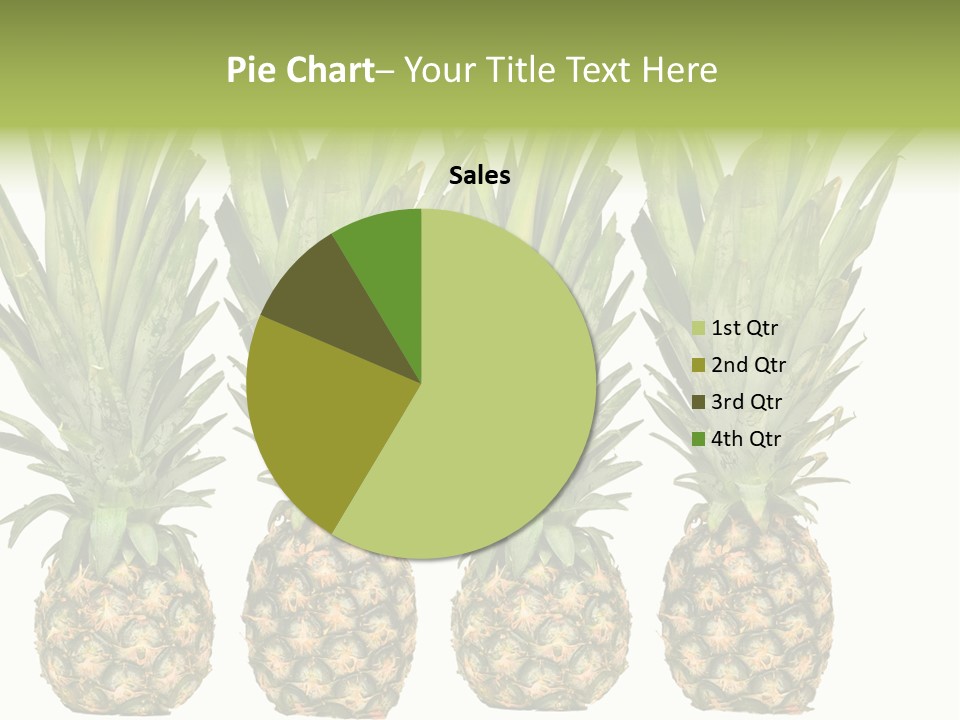 Green Wide Result PowerPoint Template