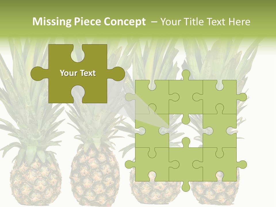 Green Wide Result PowerPoint Template