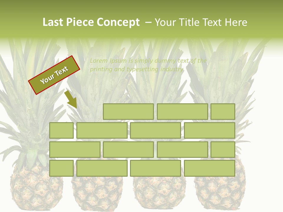 Green Wide Result PowerPoint Template