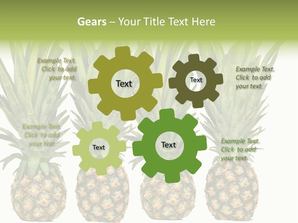 Green Wide Result PowerPoint Template