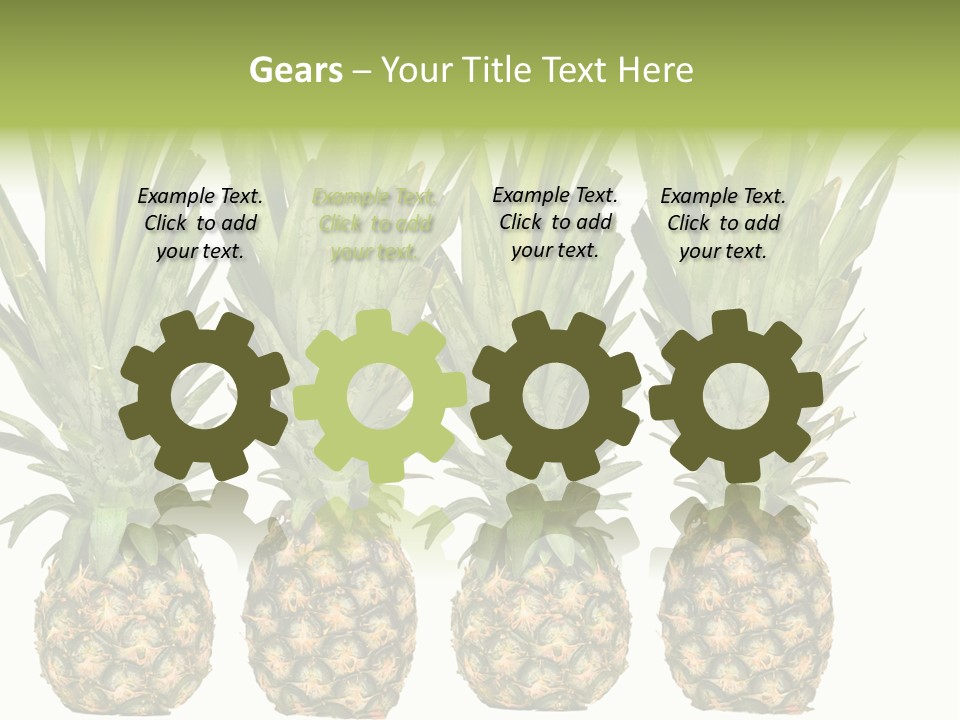 Green Wide Result PowerPoint Template