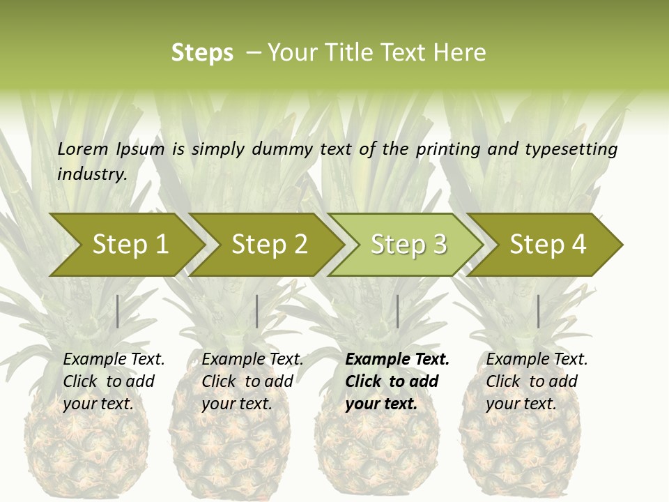 Green Wide Result PowerPoint Template