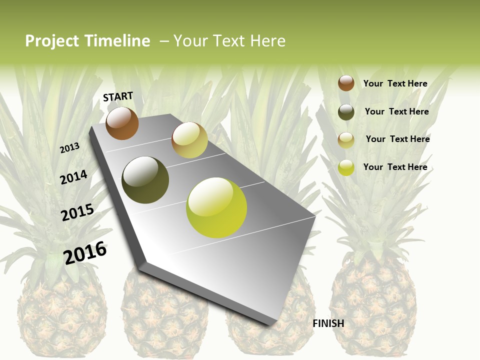 Green Wide Result PowerPoint Template