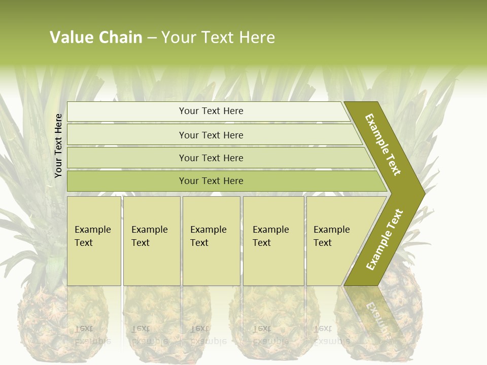 Green Wide Result PowerPoint Template