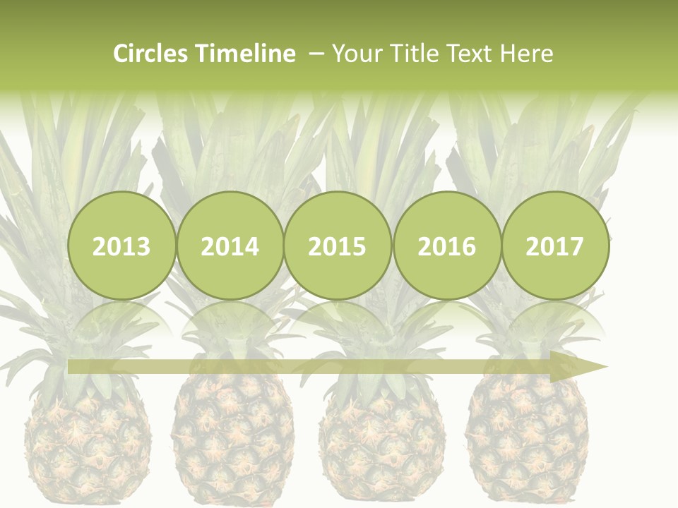 Green Wide Result PowerPoint Template