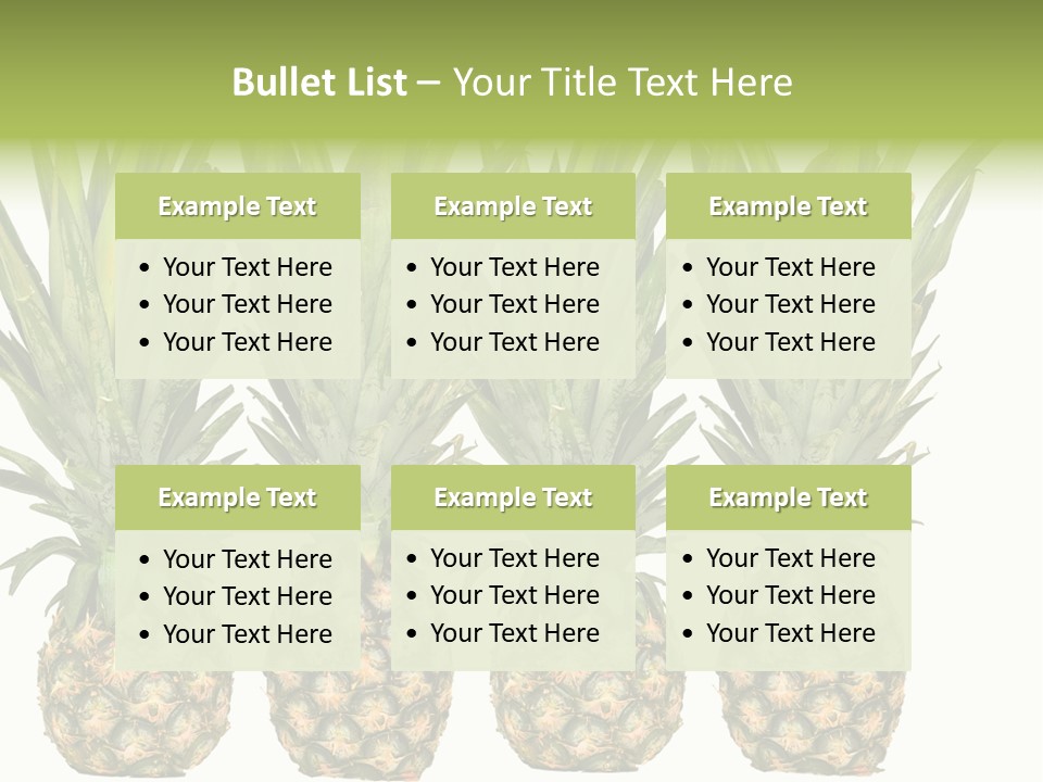 Green Wide Result PowerPoint Template