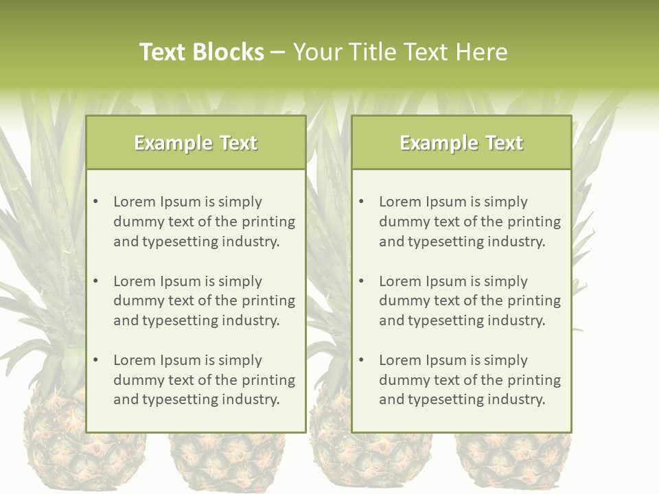 Green Wide Result PowerPoint Template