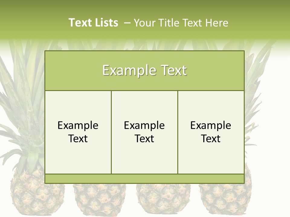 Green Wide Result PowerPoint Template
