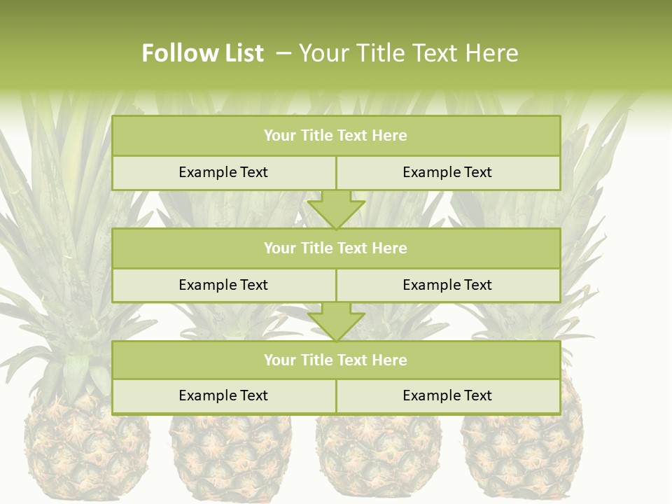 Green Wide Result PowerPoint Template