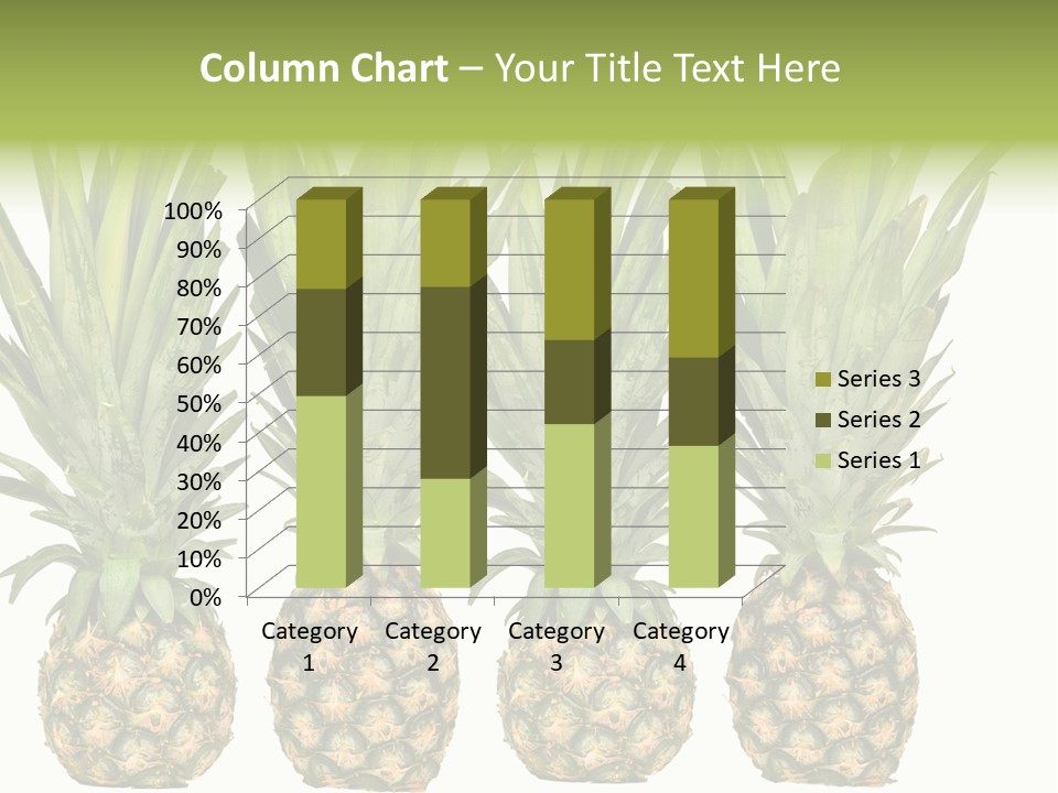 Green Wide Result PowerPoint Template