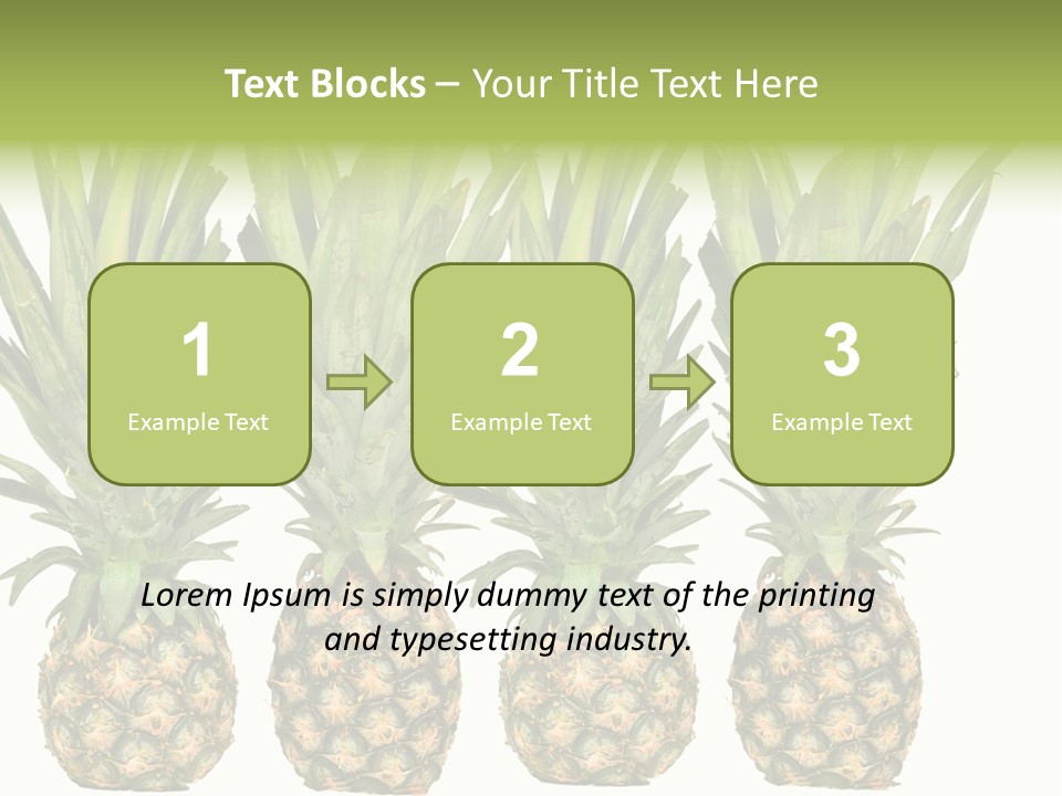 Green Wide Result PowerPoint Template