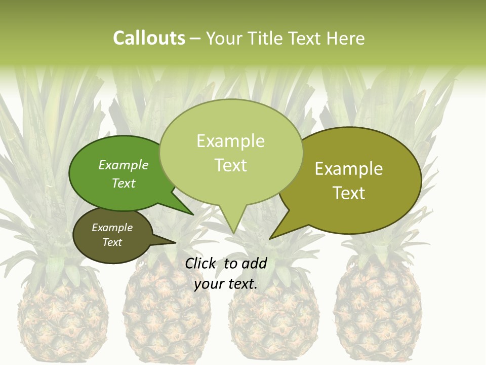 Green Wide Result PowerPoint Template