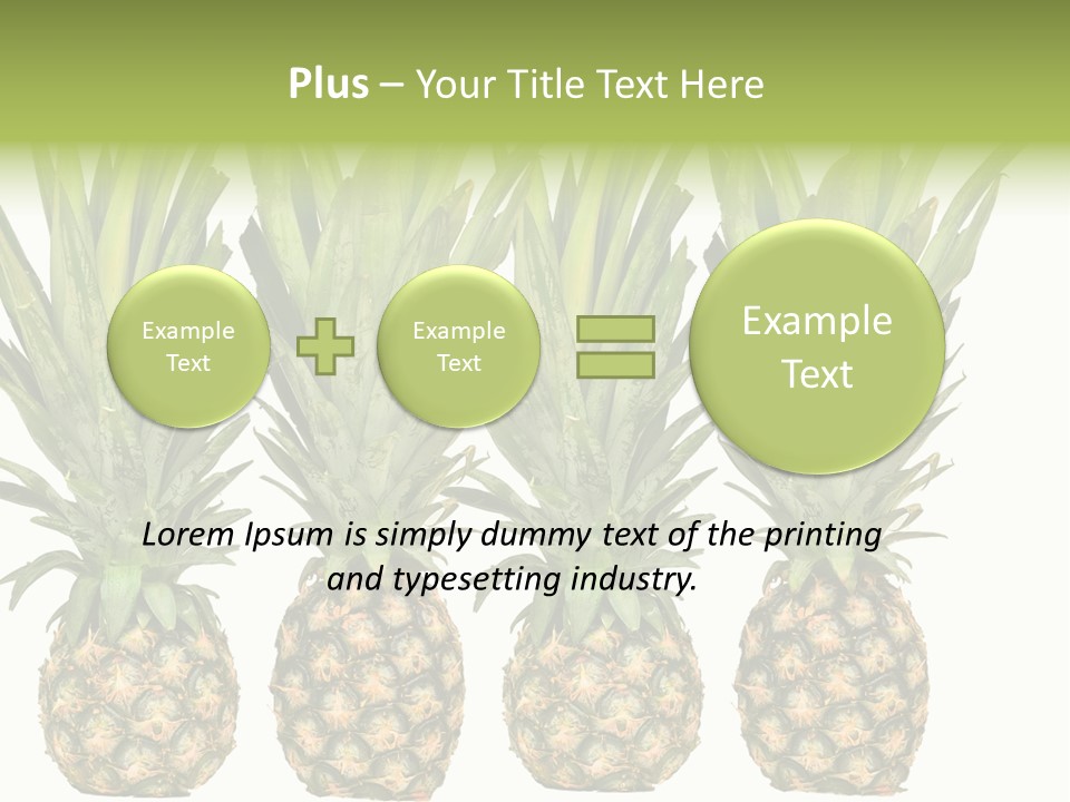 Green Wide Result PowerPoint Template