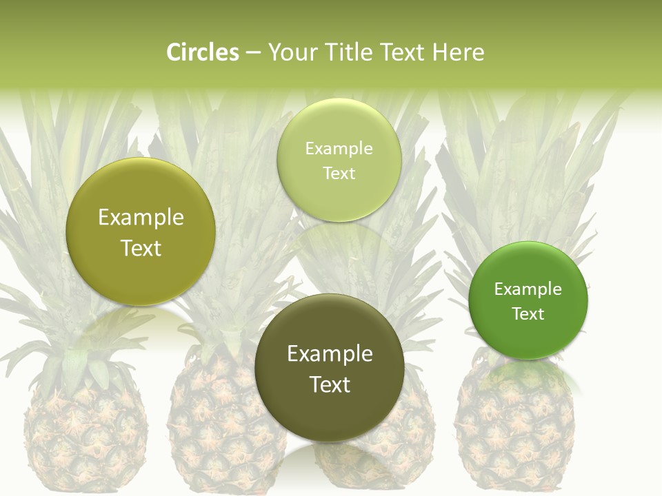 Green Wide Result PowerPoint Template