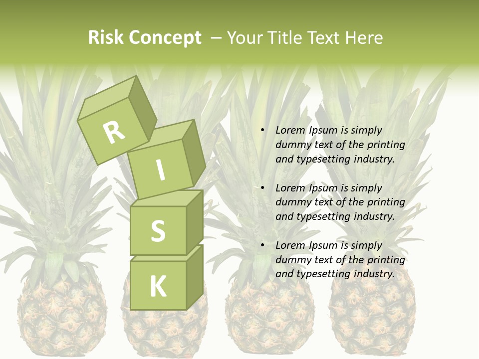 Green Wide Result PowerPoint Template