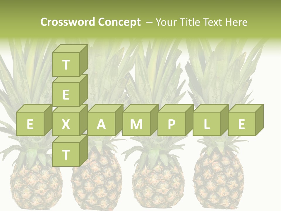 Green Wide Result PowerPoint Template