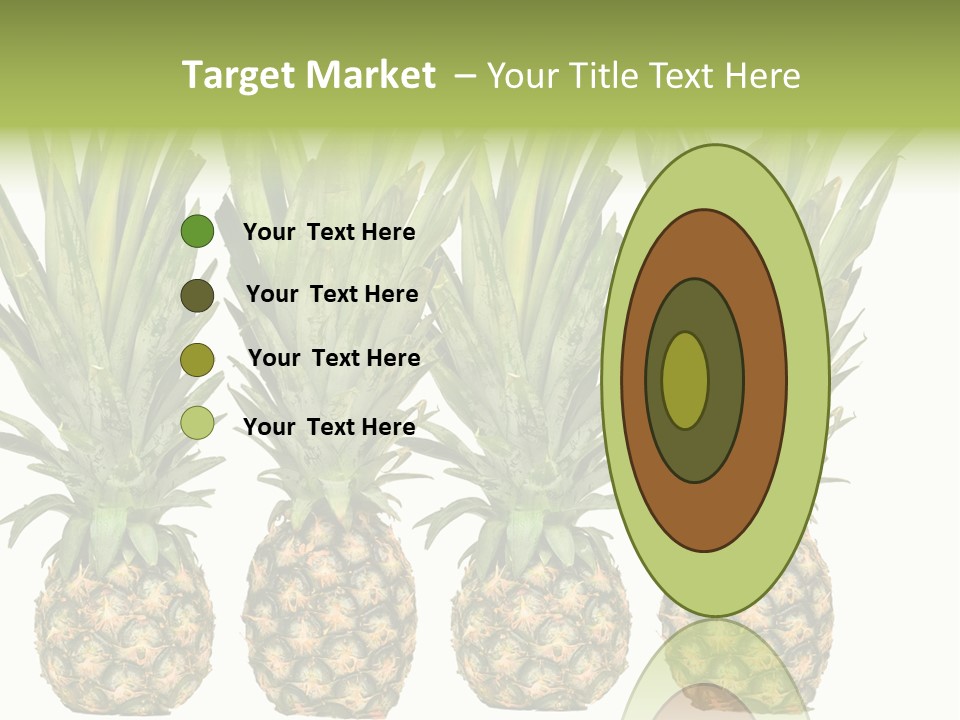 Green Wide Result PowerPoint Template