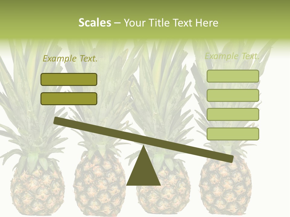 Green Wide Result PowerPoint Template