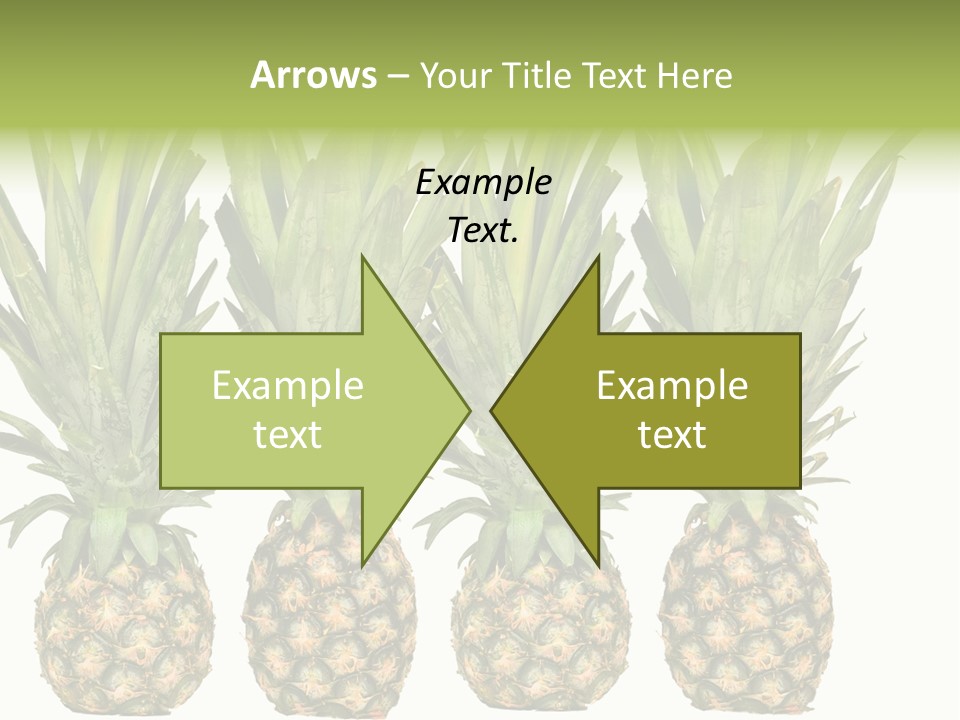 Green Wide Result PowerPoint Template
