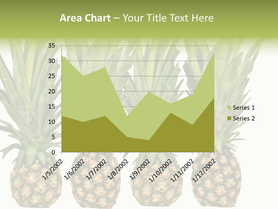 Green Wide Result PowerPoint Template