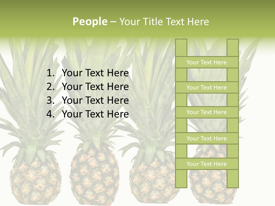 Green Wide Result PowerPoint Template
