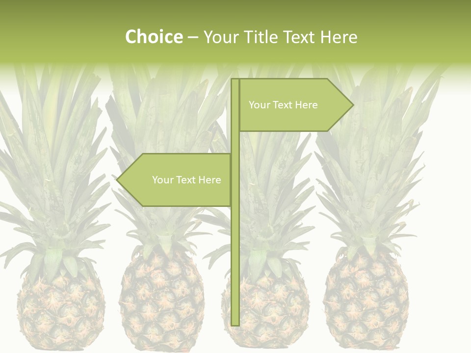 Green Wide Result PowerPoint Template