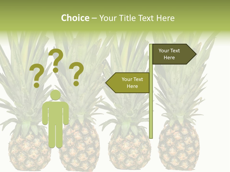 Green Wide Result PowerPoint Template