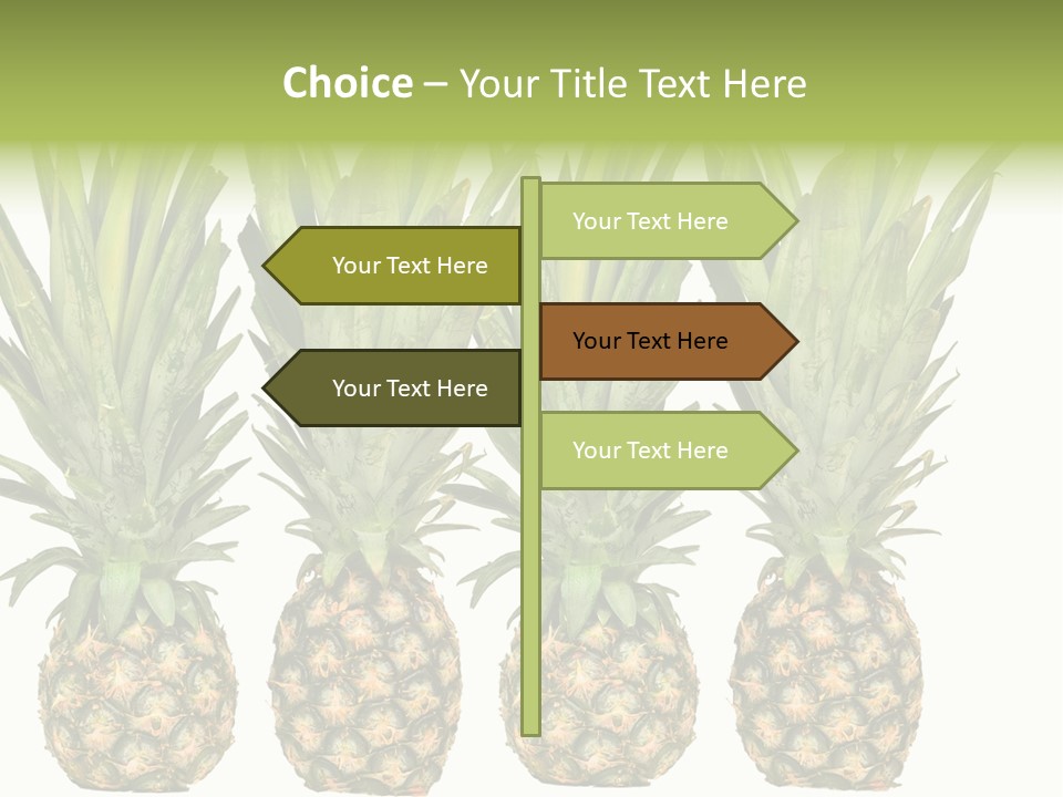 Green Wide Result PowerPoint Template